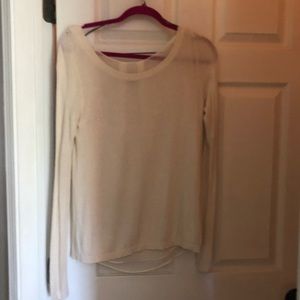 Express sweater open back